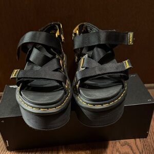 Dr. Martens Black Sandals